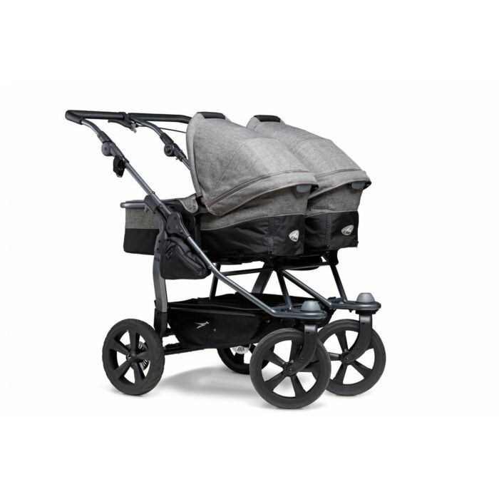 TFK Duo Ecco - Twin Combi Stroller - Premium Gray - Babyhuys.com